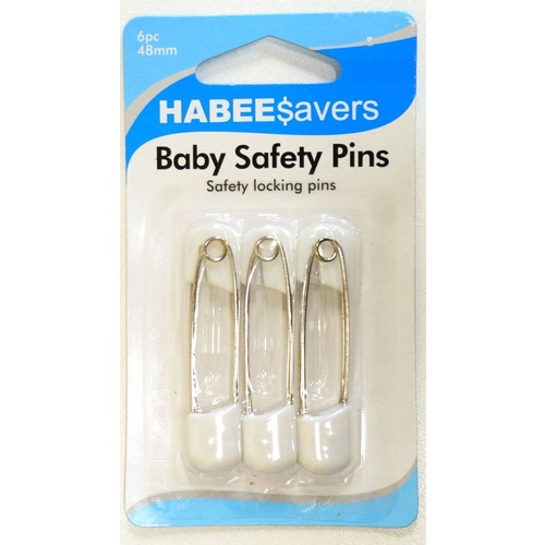 HabeeSavers Baby Safety Locking Pins, 48mm, Pack Of 6 Pins,