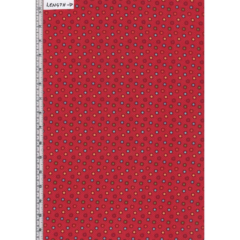 Clothworks City Streets RED 112cm Wide Cotton Fabric Y0976.4