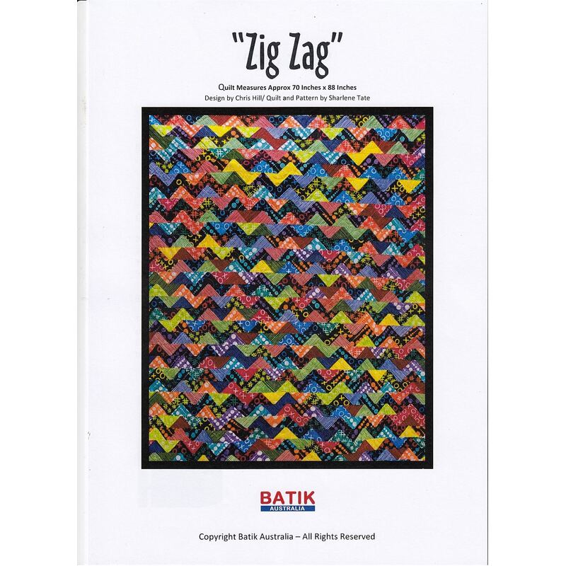 Batik Australia Quilt Patterns, ZIG ZAG & NOUGHTS & CROSSES