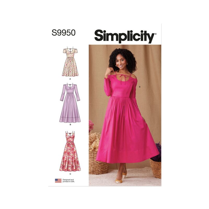 Simplicity Sewing Pattern S9950k5 Misses w Sleeve & Length Variation size 8-16