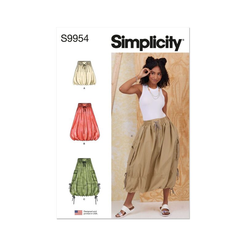 Simplicity Sewing Pattern S9954u5 Misses’ Skirts size 16-24