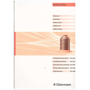 Gutermann Tera Industrial Thread Colour Chart